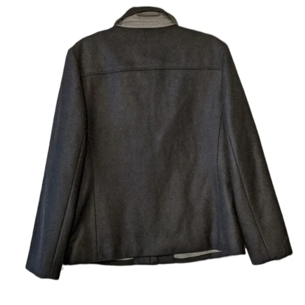 J. Crew Coat peacoat Size large - Picture 3 of 6